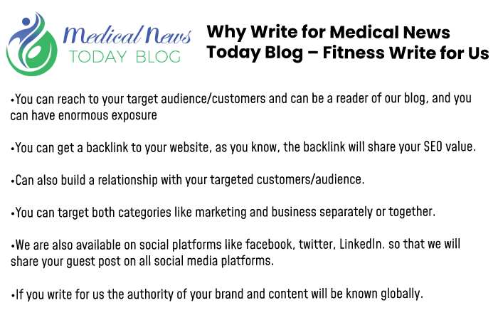 Why write for us medical news today blog 