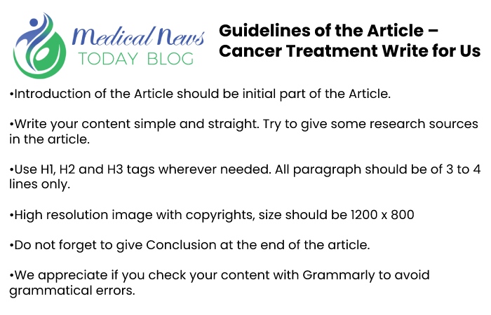 Guidelines for the article Medical News Today Blog 