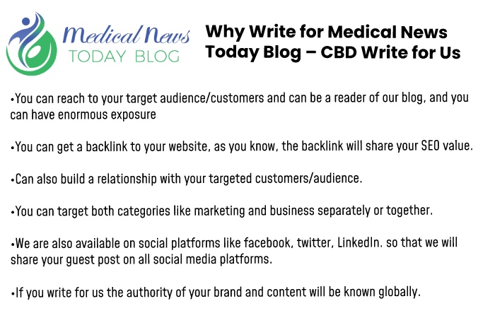 Why write for us medical news today blog 