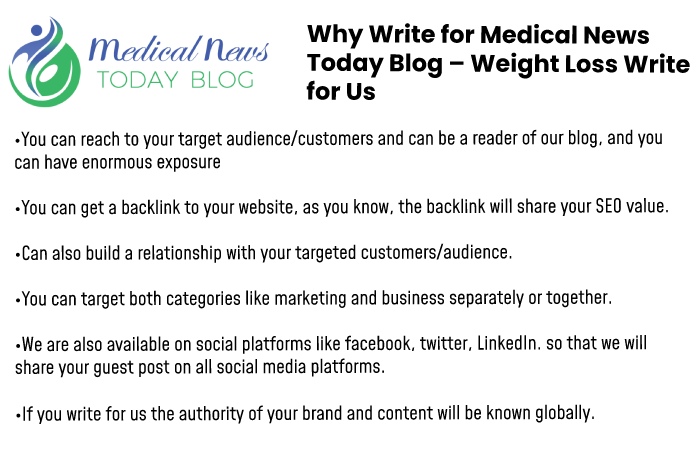 Why write for us medical news today blog 