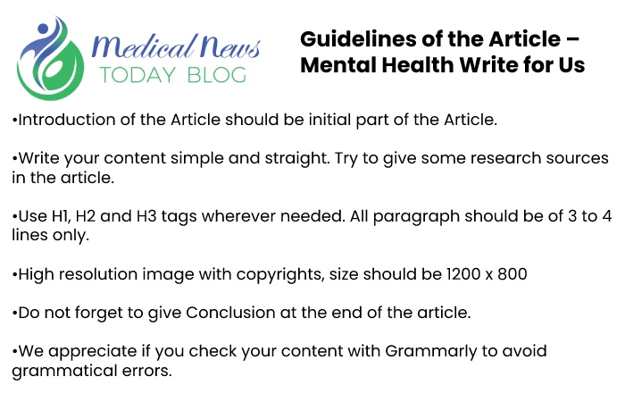 Guidelines for the article Medical News Today Blog 