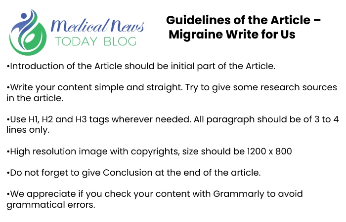 Guidelines for the article Medical News Today Blog 