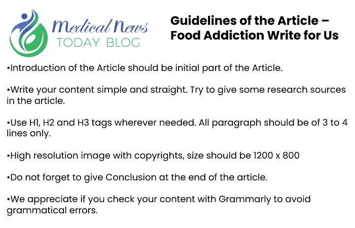 Guidelines for the article Medical News Today Blog
