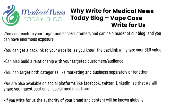 Why write for us medical news today blog 