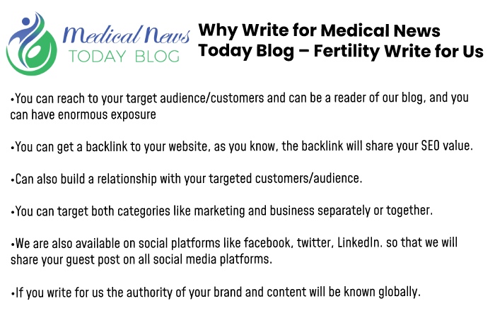 Why writ1e for us medical news today blog