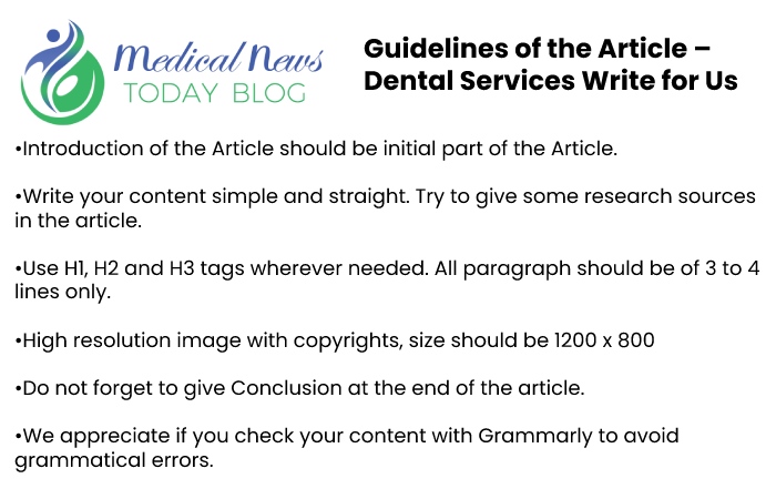 Guidelines for the article Medical News Today Blog
