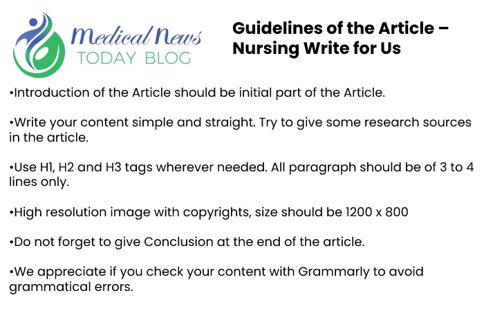 Guidelines for the article Medical News Today Blog 